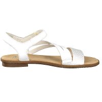 Rieker Damen Sandale wei&szlig;