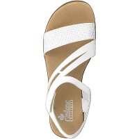 Rieker Damen Sandale wei&szlig;