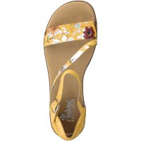 Rieker Damen Sandale gelb