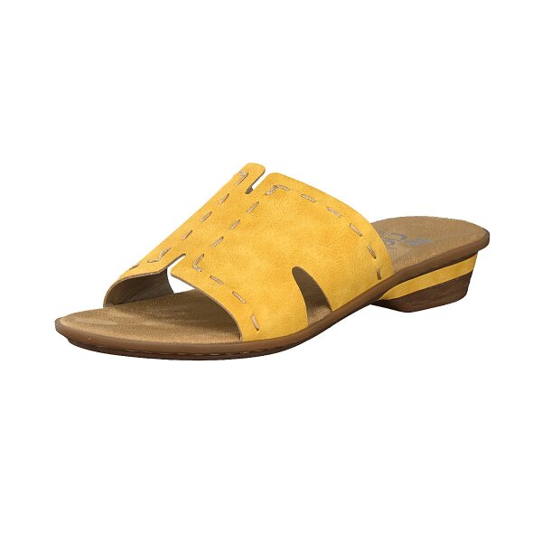 Rieker Damen Pantolette gelb