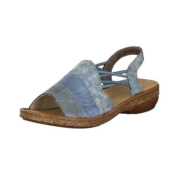 Rieker Damen Sandale blau