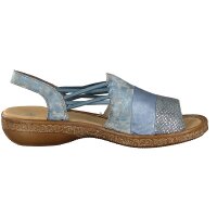 Rieker Damen Sandale blau