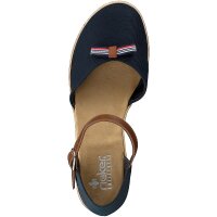 Rieker Damen Sandalette blau