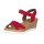 Rieker Damen Sandalette rot
