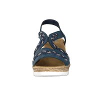 Rieker Damen Sandalette blau