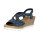 Rieker Damen Sandalette blau