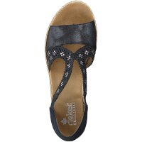Rieker Damen Sandalette blau
