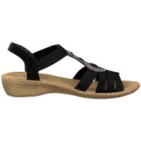 Rieker Damen Sandale schwarz