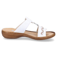 Rieker Damen Pantolette wei&szlig;