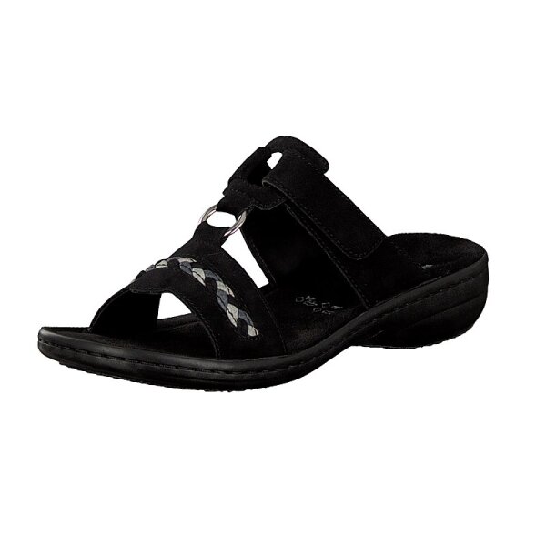 Rieker Damen Pantolette schwarz