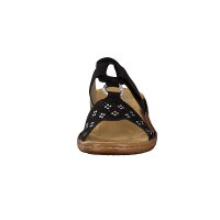 Rieker Damen Pantolette schwarz