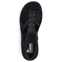 Rieker Damen Sandale schwarz