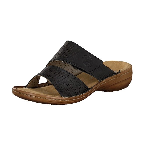 Rieker Damen Pantolette schwarz