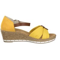 Rieker Damen Sandalette gelb