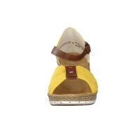 Rieker Damen Sandalette gelb