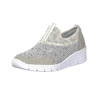 Rieker Damen Slipper grau