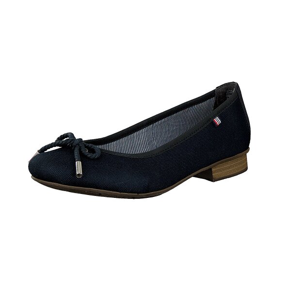 Rieker Damen Ballerina blau