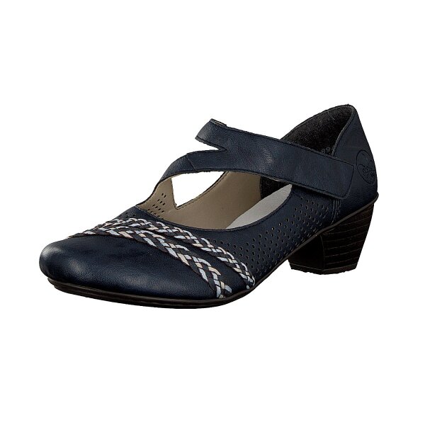 Rieker Damen Trotteur blau