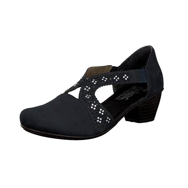 Rieker Damen Trotteur blau