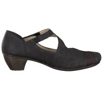 Rieker Damen Trotteur schwarz