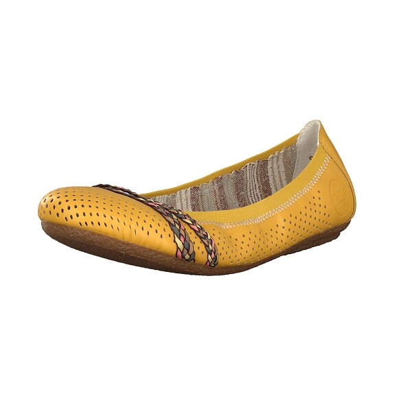 Rieker Damen Ballerina gelb