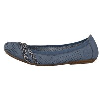 Rieker Damen Ballerina blau