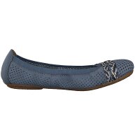 Rieker Damen Ballerina blau