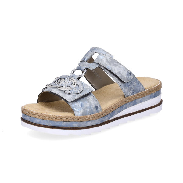 Rieker Damen Pantolette blau