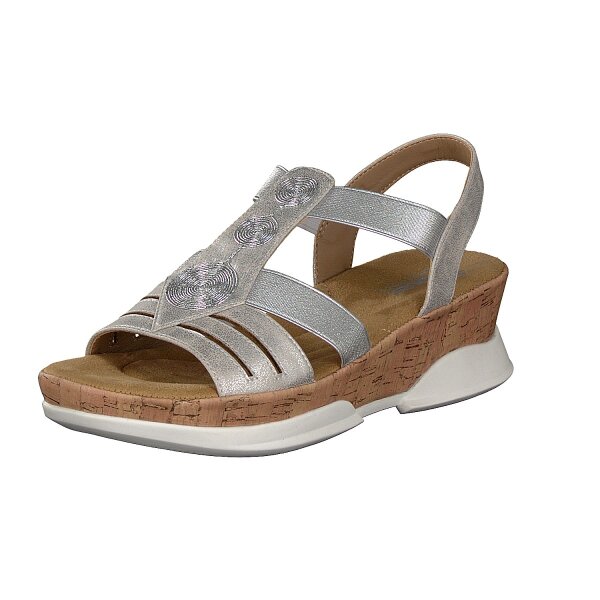 Rieker Damen Sandalette silber