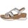 Rieker Damen Sandalette silber