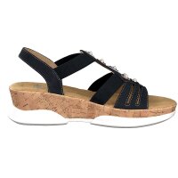 Rieker Damen Sandalette blau