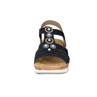 Rieker Damen Sandalette blau