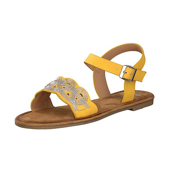 Rieker Damen Sandale gelb