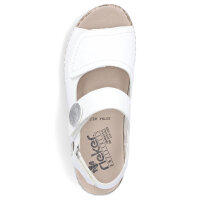 Rieker Damen Sandale wei&szlig;