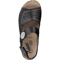 Rieker Damen Sandale schwarz