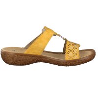 Rieker Damen Pantolette gelb