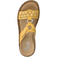 Rieker Damen Pantolette gelb