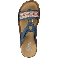 Rieker Damen Pantolette blau