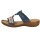 Rieker Damen Pantolette blau