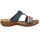Rieker Damen Pantolette blau
