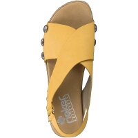 Rieker Damen Sandalette gelb