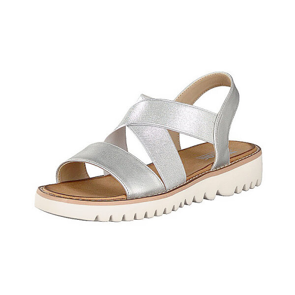 Rieker Damen Sandale silber