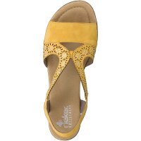 Rieker Damen Sandalette gelb