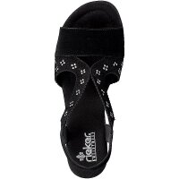 Rieker Damen Sandalette schwarz