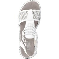 Rieker Damen Sandale wei&szlig;