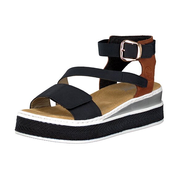 Rieker Damen Sandale blau