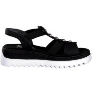 Rieker Damen Sandale schwarz