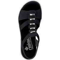 Rieker Damen Sandale schwarz