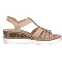 Rieker Damen Sandale rosa
