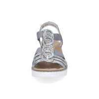 Rieker Damen Sandalette blau